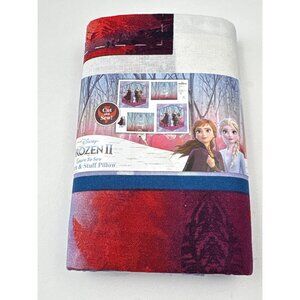 Disney Frozen II Learn-To-Sew Stitch & Stuff Pillow Kit Cotton Fabric 36"x43"